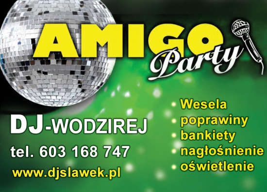 DJ Wodzirej na wesele, poprawiny, urodziny, studniówki.