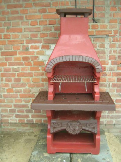 grill kominek ogrodowy z betonu