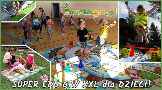 mega wielkie GRY dla DZIECI do skakania i edu zabawy SUPER GRY XXL