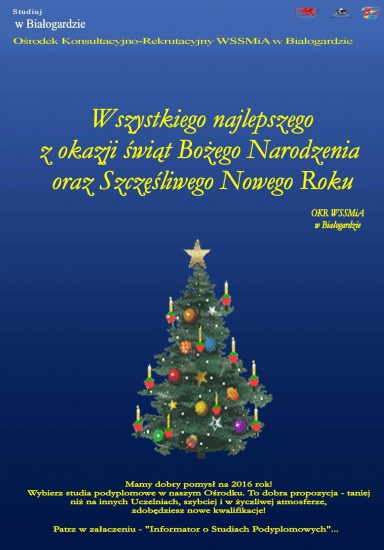 Studia na WSSMiA w Białogardzie!