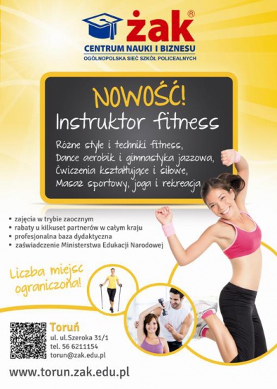 Instruktor fitness- zawód dla ludzi z pasją!