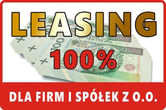 Leasing bez baz - maszyny, pojazdy i inne