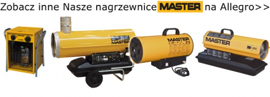 sprzedaż- wynajem nagrzewnic Master wszystkie typy