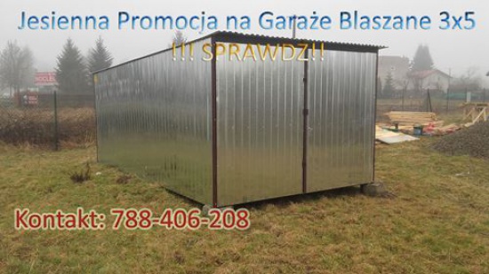 Garaże , garaże blaszane, blaszak, garaż blaszany promocja