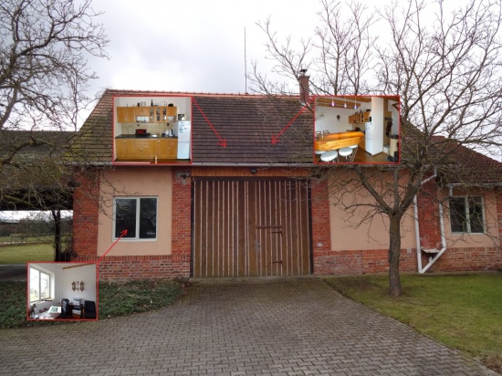 House + pension with apartments 1080m2, Nevid (Pilsen)