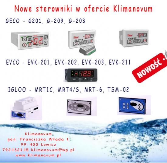 Nowe sterowniki w ofercie KLIMANOVUM
