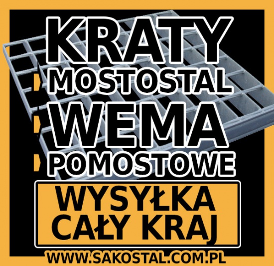 Kraty Mostostal, wema, pomostowe - wysyłka cały kraj