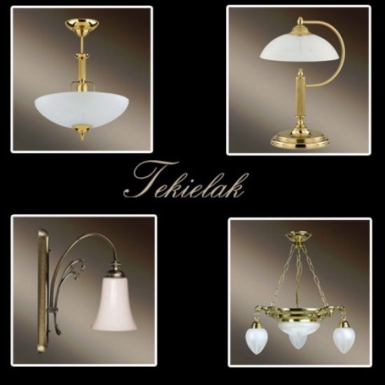 Tekielak - lampy kinkiety stylowe