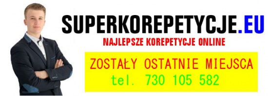 superkorepetycje.eu - pierwsza lekcja GRATIS, ostatnie wolne miej